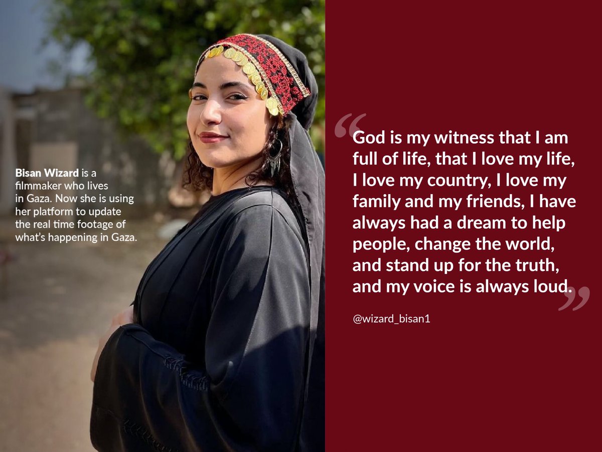 In the middle of the devastating condition in Gaza, there are brave women who have been tirelessly reporting updates, regardless of the high risk and danger.  

They are powerful women who bravely speak their minds and raise their voice for humanity – the ones we are inspired by