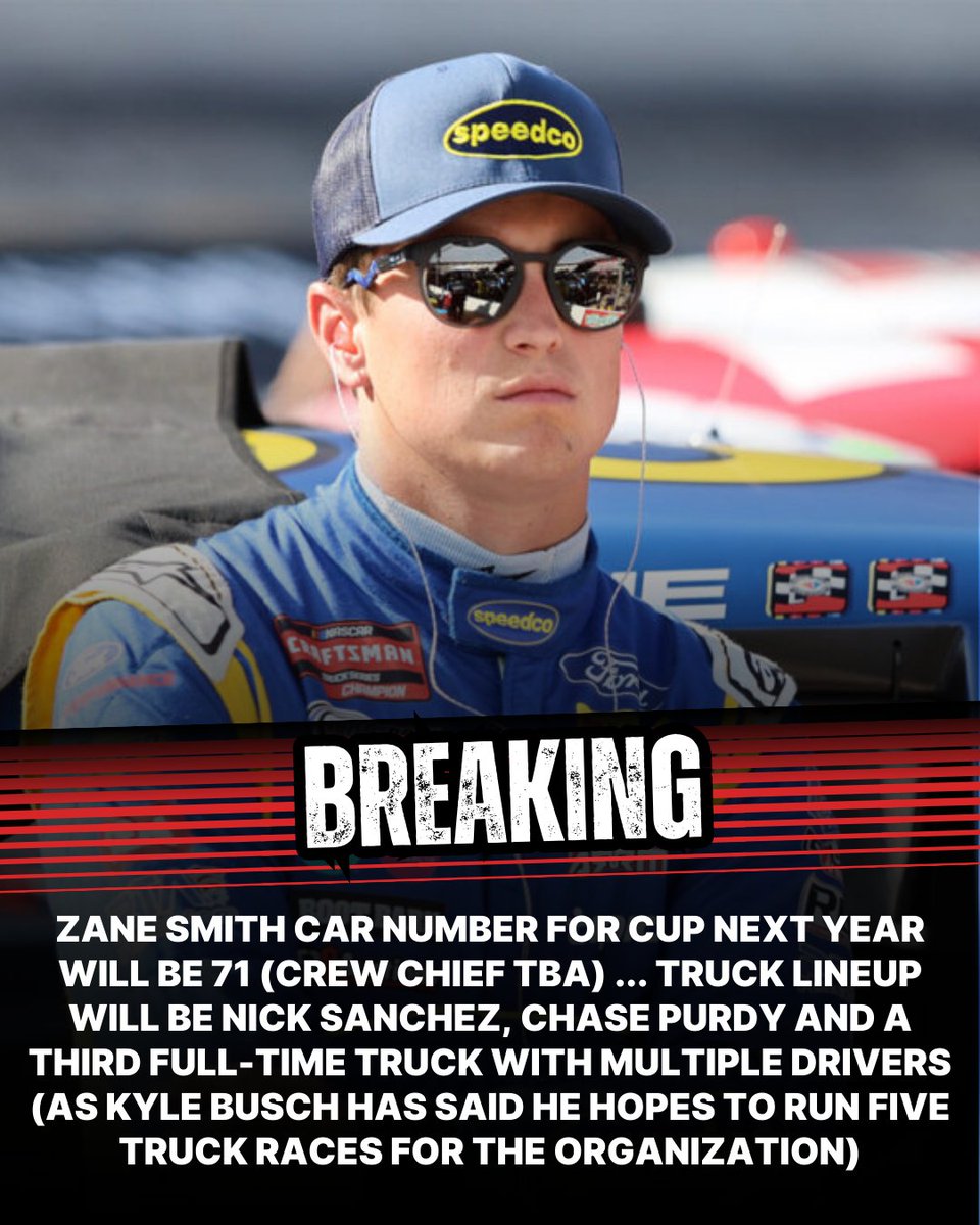 LuckyDogOnTrack's tweet photo. NASCAR Updates!! ποΈ
#motorsport #racing #NASCARCupSeries #racecar #nascarracing #NASCAR #kylebusch #zanesmith #chasepurdy #nicksanchez https://t.co/WGxl047qxt