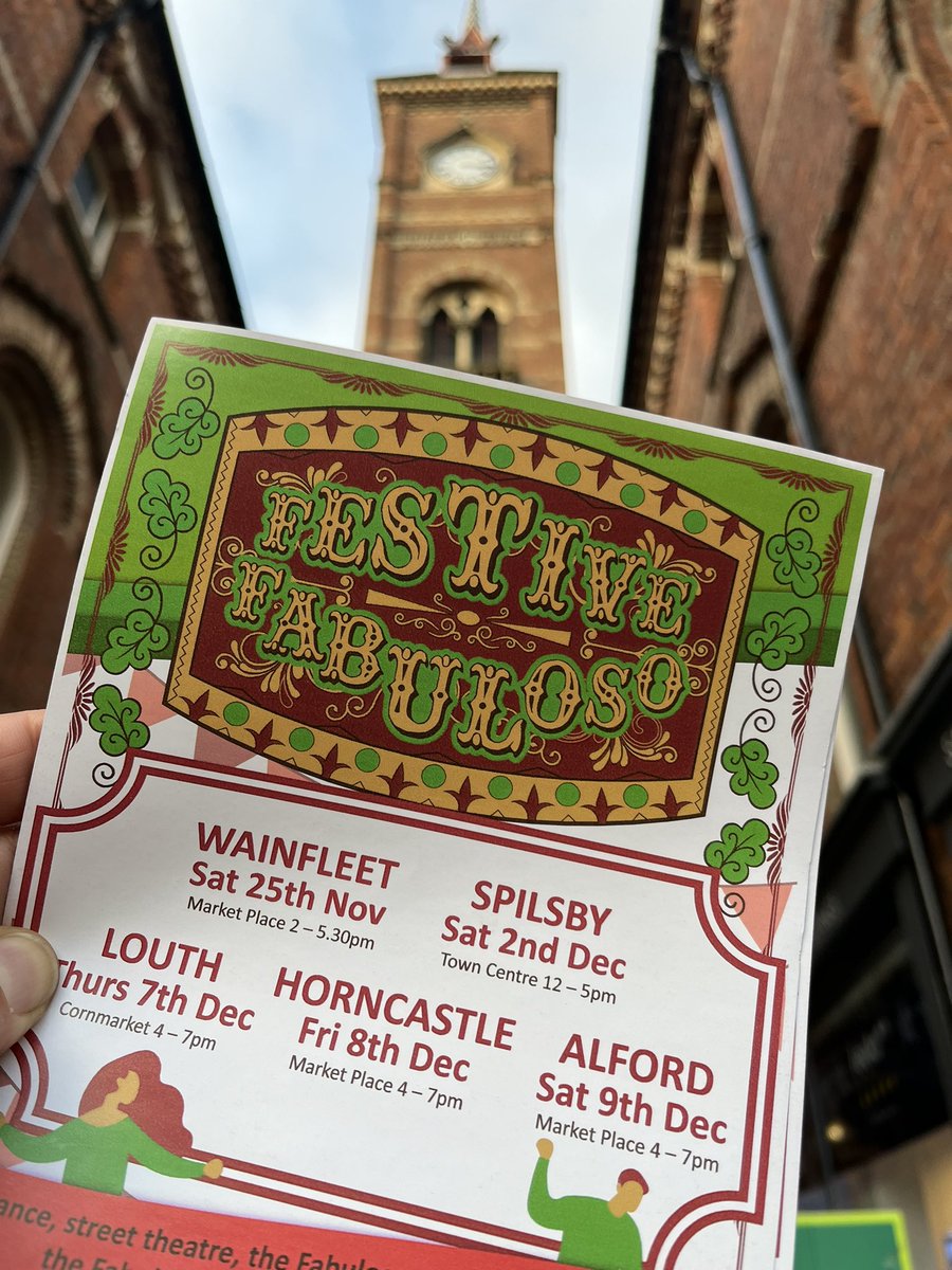 DifferentL's tweet image. It’s nearly Fabuloso time 😎 We’ll be in Wainfleet on 25 Nov, Spilsby on 2 Dec, Louth on 7 Dec, Horncastle on 8 Fec &amp;amp; Alford on 9 Dec. Details here: thesessionshouse.org.uk/festive-fabulo… 🌲💃🏻🎤🤩
