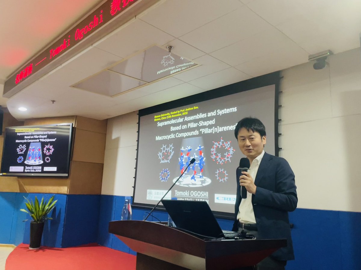 Andrew_Sue's tweet photo. It’s been ~4 years since the last time I invited @OgoshiTomoki to visit Tianjin. Great to be able to host Mr Pillararene in Xiamen this time. A lot of progress has been made from both research groups. It only gets better with time. I’m already looking forward to our next meeting! https://t.co/BC1fyJ7bgv