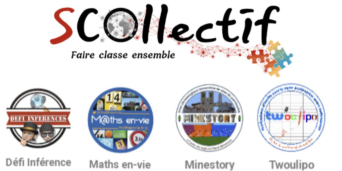 𝗦𝗖𝗢𝗹𝗹𝗲𝗰𝘁𝗶𝗳  🌟🌟🌟
Collection de dispositifs pédagogiques 
✅ Twoulipo
✅ Défi Inference
✅ Mathsenvie
✅ Quotichess - Échecs entre classes
✅  Minestory - architecture, histoire et géométrie ! 
✅...
👉 scollectif.fr
<a href="/educatechexpo/">Educatech Expo</a>