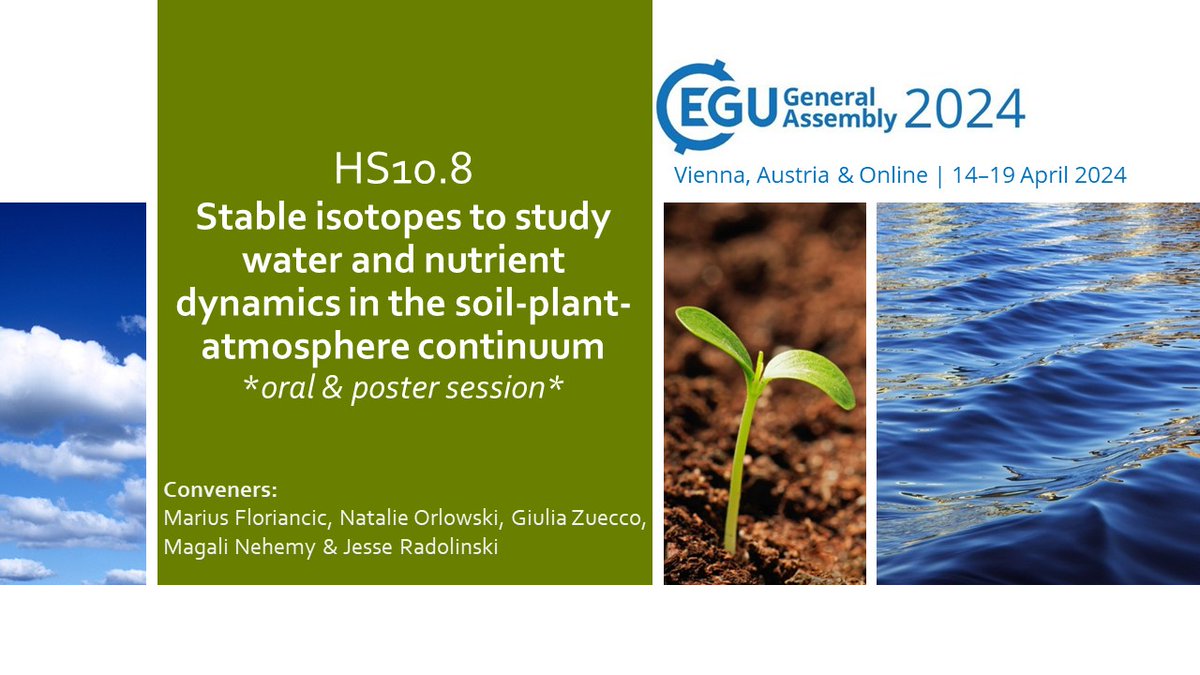 Marius Floriancic (@mariusflorianc1) on Twitter photo Hey folks, <a href="/EuroGeosciences/">European Geosciences Union</a> <a href="/EGU_HS/">EGU Hydrology</a> session "๐๐ฆ๐ญ๐ฌ.๐ฐ ๐ฆ๐๐ฎ๐ฏ๐น๐ฒ ๐ถ๐๐ผ๐๐ผ๐ฝ๐ฒ๐ ๐๐ผ ๐๐๐๐ฑ๐ ๐๐ฎ๐๐ฒ๐ฟ ๐ฎ๐ป๐ฑ ๐ป๐๐๐ฟ๐ถ๐ฒ๐ป๐ ๐ฑ๐๐ป๐ฎ๐บ๐ถ๐ฐ๐ ๐ถ๐ป ๐๐ต๐ฒ ๐๐ผ๐ถ๐น-๐ฝ๐น๐ฎ๐ป๐-๐ฎ๐๐บ๐ผ๐๐ฝ๐ต๐ฒ๐ฟ๐ฒ ๐ฐ๐ผ๐ป๐๐ถ๐ป๐๐๐บ" is open for your abstract submissions! Hey folks, <a href="/EuroGeosciences/">European Geosciences Union</a> <a href="/EGU_HS/">EGU Hydrology</a> session "๐๐ฆ๐ญ๐ฌ.๐ฐ ๐ฆ๐๐ฎ๐ฏ๐น๐ฒ ๐ถ๐๐ผ๐๐ผ๐ฝ๐ฒ๐ ๐๐ผ ๐๐๐๐ฑ๐ ๐๐ฎ๐๐ฒ๐ฟ ๐ฎ๐ป๐ฑ ๐ป๐๐๐ฟ๐ถ๐ฒ๐ป๐ ๐ฑ๐๐ป๐ฎ๐บ๐ถ๐ฐ๐ ๐ถ๐ป ๐๐ต๐ฒ ๐๐ผ๐ถ๐น-๐ฝ๐น๐ฎ๐ป๐-๐ฎ๐๐บ๐ผ๐๐ฝ๐ต๐ฒ๐ฟ๐ฒ ๐ฐ๐ผ๐ป๐๐ถ๐ป๐๐๐บ" is open for your abstract submissions!