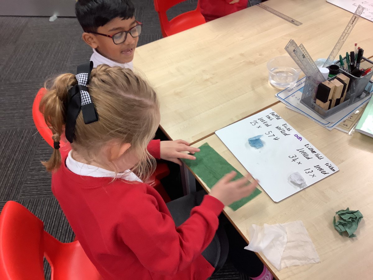 StPhilipsY2C's tweet photo. In Science this week, we have been testing the absorbency of different paper towels and tissues to see which would be the best to dry a spilt drink. We tested how much water it would hold and how dry the table looked after. #teamstphilips @StPhilipCEAP https://t.co/lsUR4YZvIY