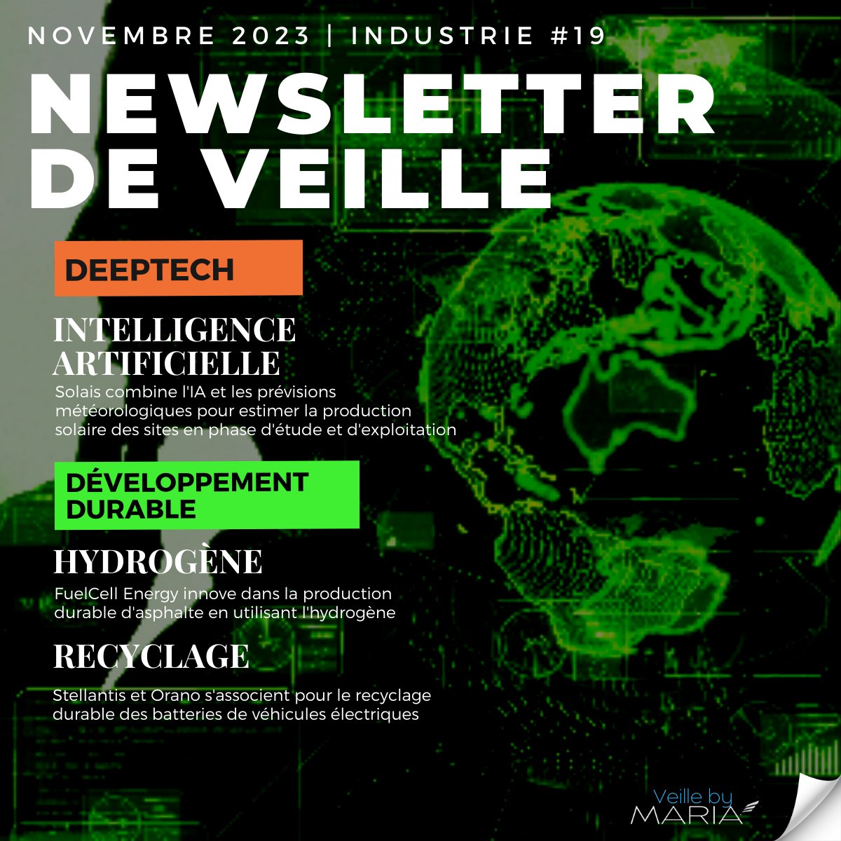 ConseilMaria's tweet photo. La #veille by MARIA vous partage sa sélection d'actualités du secteur de l'#industrie

Accédez à la dernière newsletter gratuite en version intégrale  👉🏻 https://t.co/XCCv6GFoZI https://t.co/Hf3ahseN3O