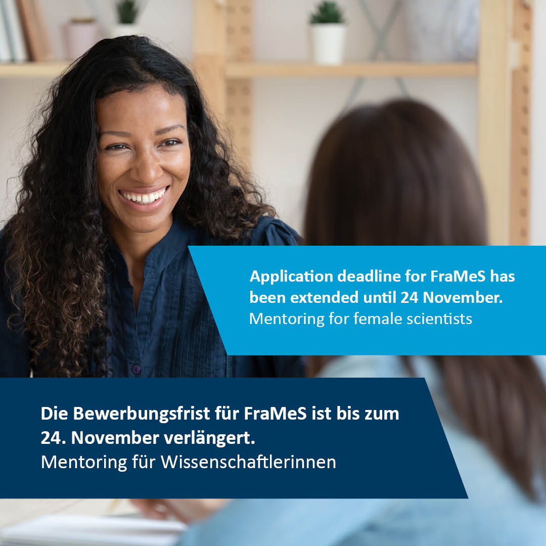 UniSiegen's tweet photo. FraMeS - das frauenspezifische Mentoring-Programm der Uni Siegen - geht mit einem englischsprachigen Jahrgang in die 14. Runde. Die Bewerbungsfrist ist bis zum 24. November verlängert. https://t.co/1acZD06yh5 https://t.co/IITB9a1kxu