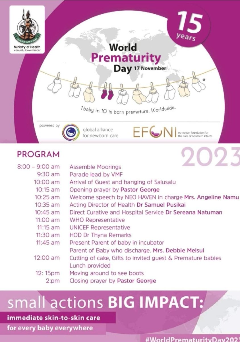 SVurobaravu's tweet photo. Come to moorings tommorow and support World Prematurity Day. https://t.co/phWnKHeyqO