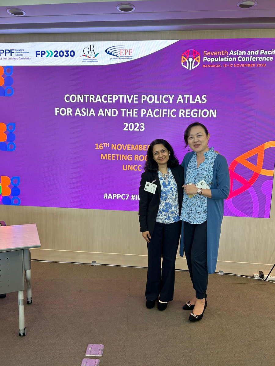 FP2030AP's tweet image. Successfully unveiled the Contraceptive Policy Atlas for Asia &amp;amp; the Pacific 2023 at #APPC7, organized by @FP2030AP, @ESEAOR_IPPF &amp;amp; @EPF_SRR. 
The resource offers comprehensive data on contraception access across 43 countries, a significant step towards improved SRHR in the region