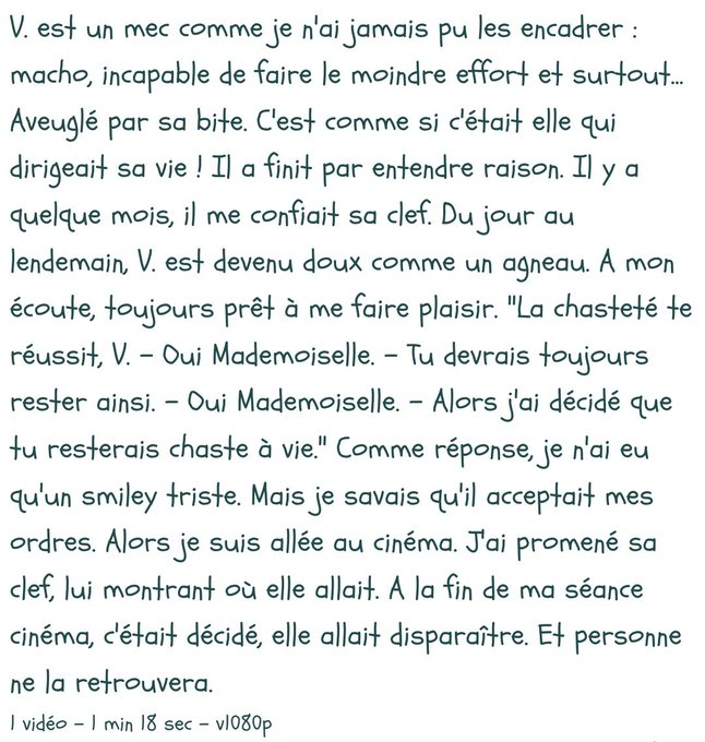 No Nut November :  Pour l'occasion je d&eacute;truis les clefs de ta cage de chastet&eacute;.  https://t.co/33X1QNfZtY<a href="/tag/findom"class="tags"><span>#findom</span></a><a href="/tag/paypig"class="tags"><span>#paypig</span></a><a href="/tag/moneyslave"class="tags"><span>#moneyslave</span></a>