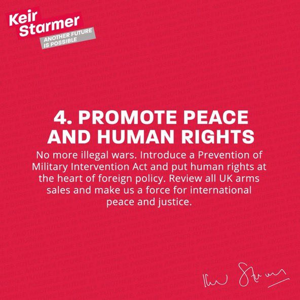 @SaulStaniforth Labour wasn't a protest party, it used to promote peace, stood up for human rights, Starmer even said he would do so in his leadership bid...another broken pledge
#LabourIsComplicitInGenocide 
#StarmerLies