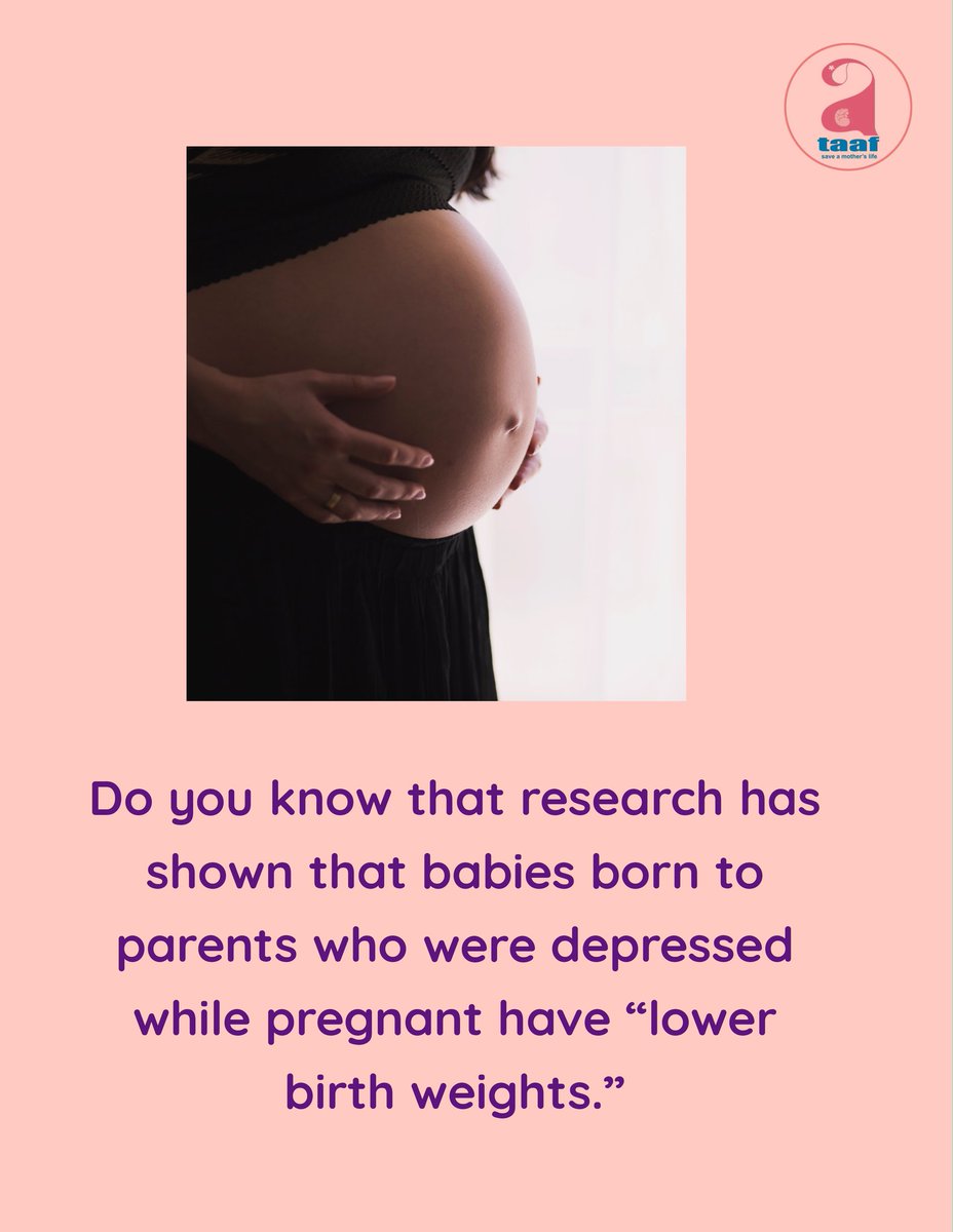 Several studies have investigated the impact of maternal depression on fetal development and have found a consistent association between depressive symptoms during pregnancy and decreased birth weight. 

Maternal depression can have physiological effects on the mother's body,