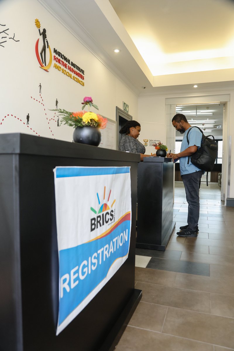 BricsSa's tweet photo. 📣 Excitement is building up as we extend a warm welcome to our delegates. We are only moments away from the kick-off of the SABTT Dialogue on "Leveraging BRICS Strengths to Transform Education and Skills Development for the Future." https://t.co/QGMksC3TVZ