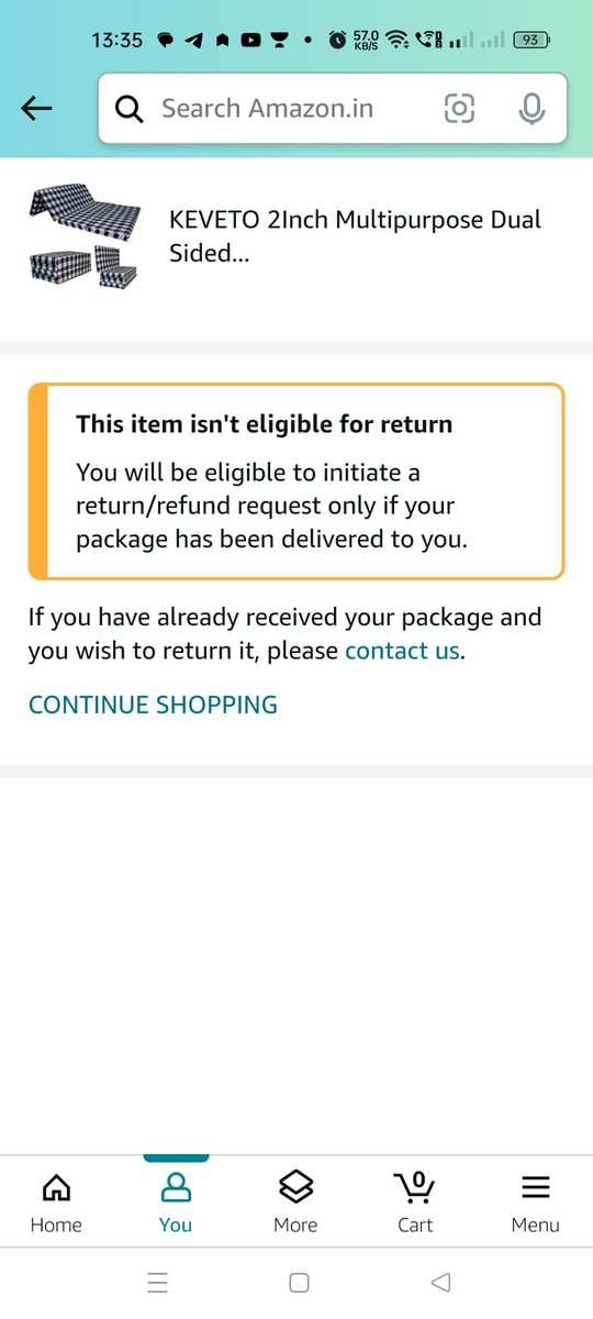 biuhal's tweet photo. @AmazonHelp The item is not delivered to me yet. Could you please provide the customer care details? https://t.co/VaYEgYIFoe