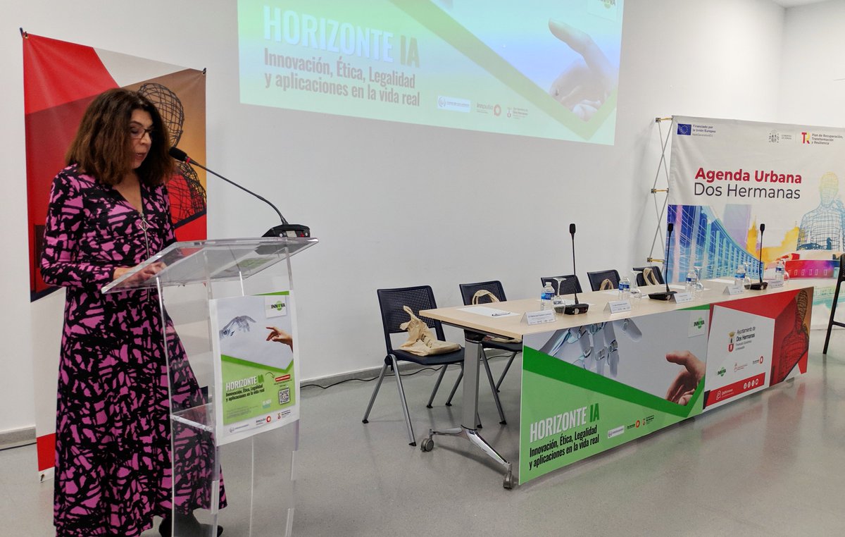 dhinnova's tweet photo. 🧠🤖 Celebrada la jornada #DHInnova 'Horizonte IA' organizada por el @aytodoshermanas.
¡Gracias a todos y todas por asistir!
Streaming en el siguiente enlace:
💻 https://t.co/YSHSJY90dF
#DosHermanas #InteligenciaArtificial #Innovacion #Empresa https://t.co/hhb0qB0DJn