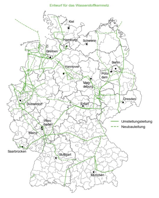 Klaus_Mueller's tweet photo. Es geht um 9.721 km und Investitionen in Höhe von 19,8 Mrd. €: Die @bnetza hat bis zum 8.1.24 die Konsultation zum #Wasserstoffkernnetz gestartet, um danach schnell genehmigen zu können.

👉 https://t.co/G0L2RncsDQ
@Der_BDI @DIHK_News @chemieverband @igbce #H2 @bmwk https://t.co/xhwOiuZWAd