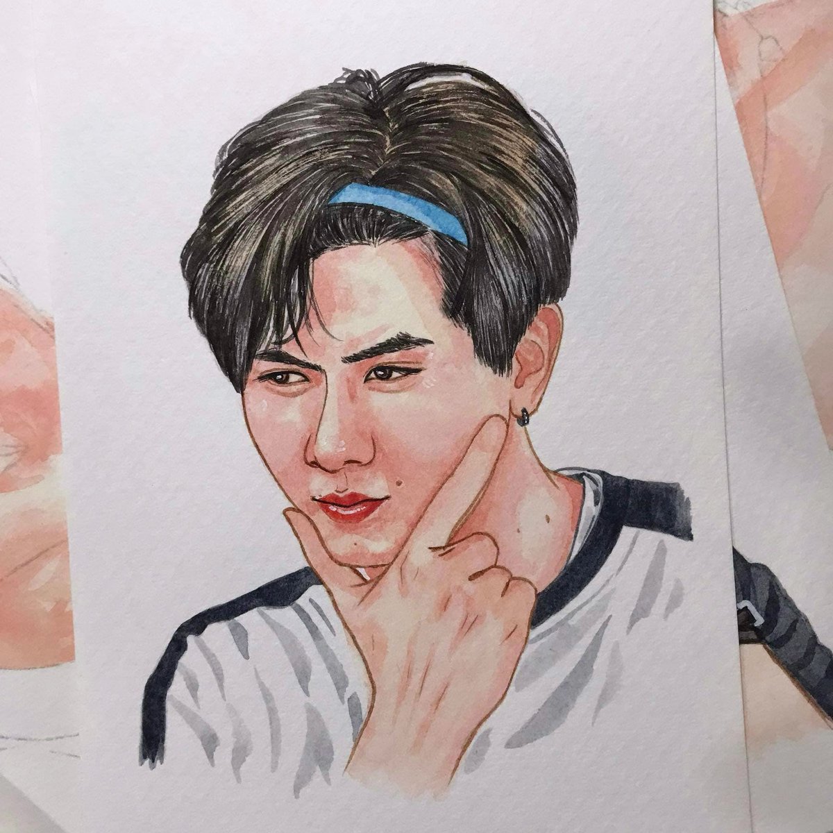 imacherry10's tweet photo. สวัสดีค่ะ ของเปิดแผงฝากร้านด้วยคนค่ะ เป็นงานวาดสีน้ำบนกระดาษ รับวาดคนเป็น��ลัก พื้นหลังไม่สามารถ😄 ในตอนนี้มีงานแฟนอาร์ตเป็นส่วนใหญ่ ฝากด้วยนะคะ☺️ https://t.co/yNOuDaluli