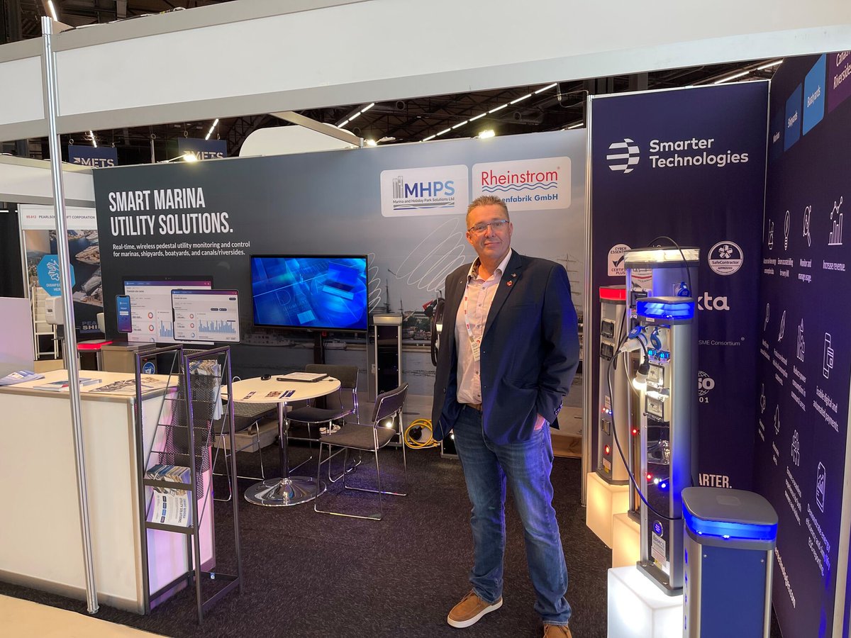 We've enjoyed engaging with partners, distributors, clients and attendees at the @metstrade show so far! To learn more about our smart marina solutions visit our website: bit.ly/3QV1xbn #SmartMarina #UtilitySolutions #SmarterTechnologies