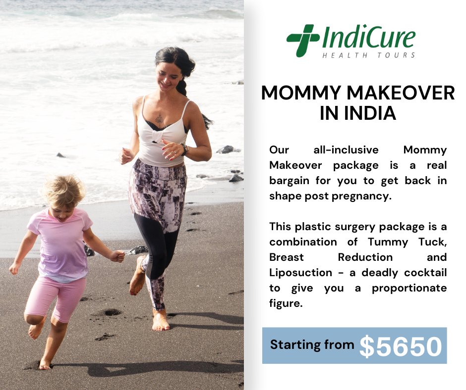 IndiCure's tweet photo. Our all-inclusive Mommy Makeover package has it all which is why we're a one-stop-shop! Grab this opportunity and get the perfect figure you desire!
#mommymakeover #plasticsurgery #plasticsurgeryinindia #medicaltourismindia #indicurehealthtours #medicaltourism https://t.co/j00tjuoHPE