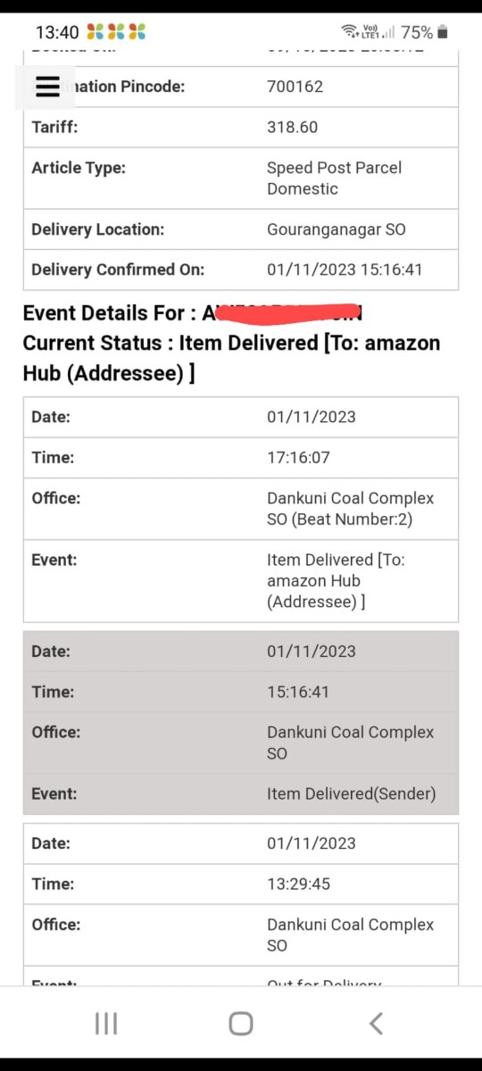 biuhal's tweet photo. @AmazonHelp In the Amazon app it is showing that the item is already delivered to the customer on 1st Nov but after tracking the details it's showing that it's delivered to Amazon hub. If it's delivered to me then why I am not eligible for refund? Such a fraud system! https://t.co/4VnJFVogLa