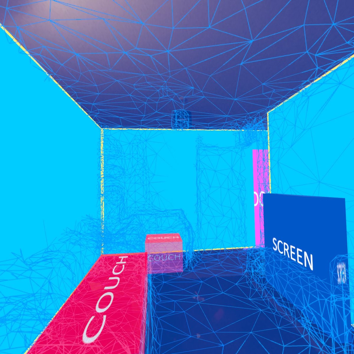 Got scene (Room) detection working in #UE5 #5.2 #Oculus Source for the #MetaQuest3 ,It took some trial and error but it's working great. Now to figure out spatial anchors. #VR #gamedev #gamedeveloper #VirtualReality #AR