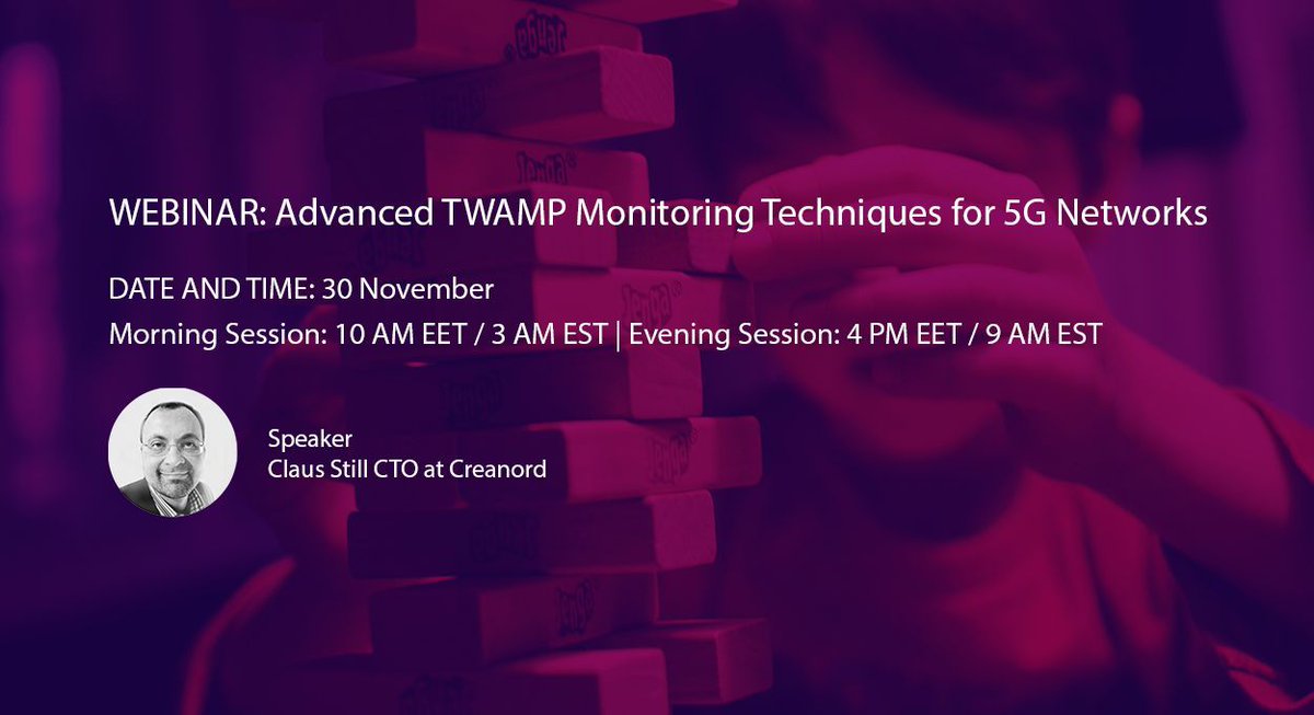 Advanced techniques used with TWAMP for troubleshooting the most tricky networking issues and so much more in the upcoming webinar!. Reserve your spot early: buff.ly/49DNvSI

#twamp #networkperformance #5gserviceassurance #networkservices