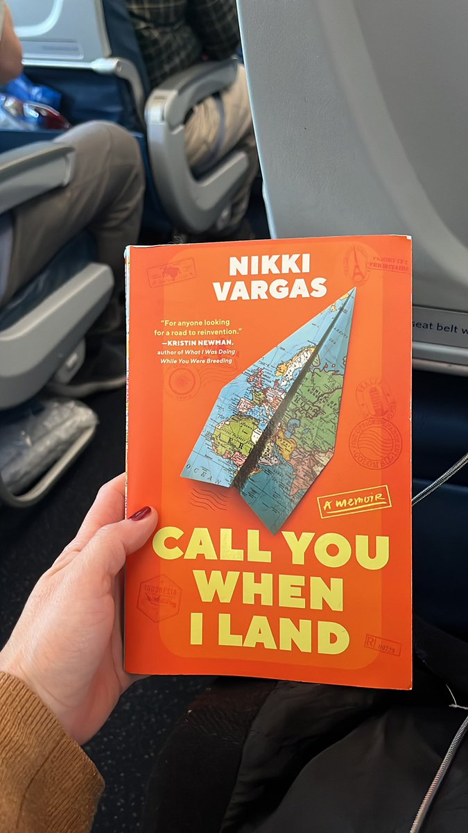 In-flight entertainment sorted. So excited to read this memoir by @MsNikkiVargas!
