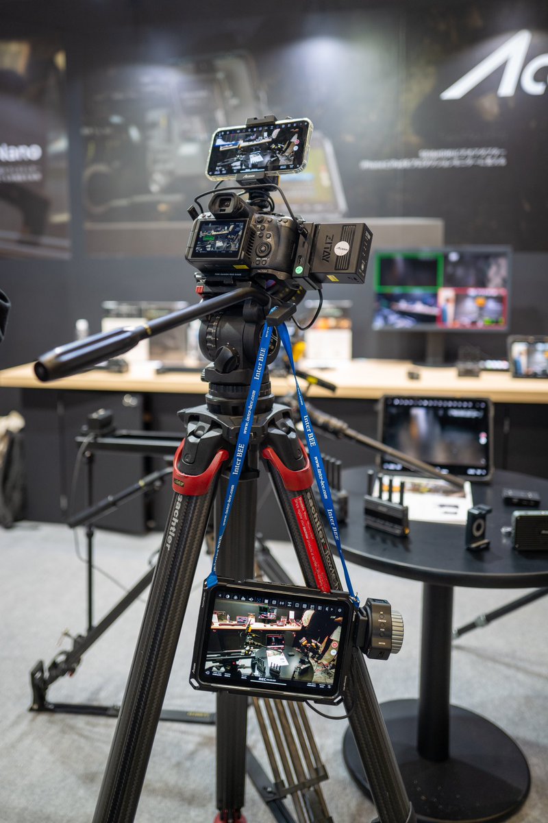 fujiya_dougakan's tweet image. AccsoonのCineView Nanoもまもなく入荷とのこと！スマホやタブレットを最大4台まで接続可能。伝送の安定性も良く、遅延もほぼなかったです。#interbee2023 
accsoon.com/cineview-nano/