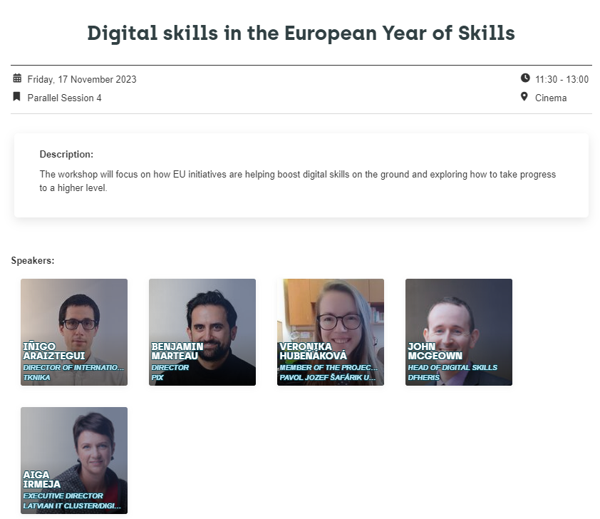 LCAMP_CoVEs's tweet image. 🗣️Tomorrow, #LCAMP_EU project coordinator, Iñigo Araiztegui, (@Int_Tknika) will speak at the #EUSocialForum workshop #DigitalSkills in the #EuropeanYearOfSkills.

▶️Follow the Forum online: youtube.com/watch?v=3oyrp6…