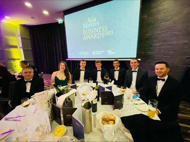 We were delighted to attend the #AsiaMatters #Business #Awards in Dublin last night where #FarmZeroC picked up the Special Award for #sustainability. Well done to all involved and to all of the other winners! @biOrbic_centre, @CarberyGroup, @MTU_ie, @tcddublin, @scienceirel