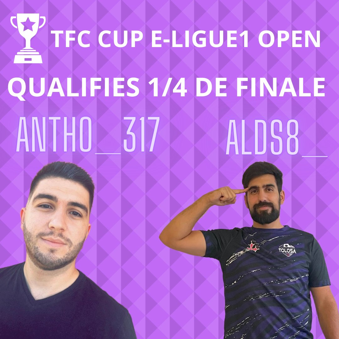 VSTolosa's tweet photo. Pour la @eligue1open nous avons @eclateww45 et @alds8_ qui sont qualifiés en quart de finale e la coupe @ToulouseFC nous espérons qu'ils aillent au bout de cette compétition 👊 #GOVST #EAFC24 #EASPORTSFC24 https://t.co/1CezMJIsh2