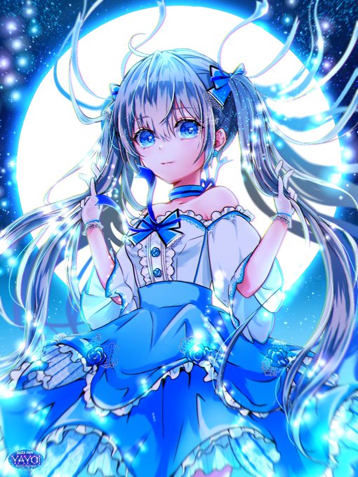 フルムーン•*¨*•.¸¸☆*・゜今月の満月は27日投稿しました #アイビス #イラスト 