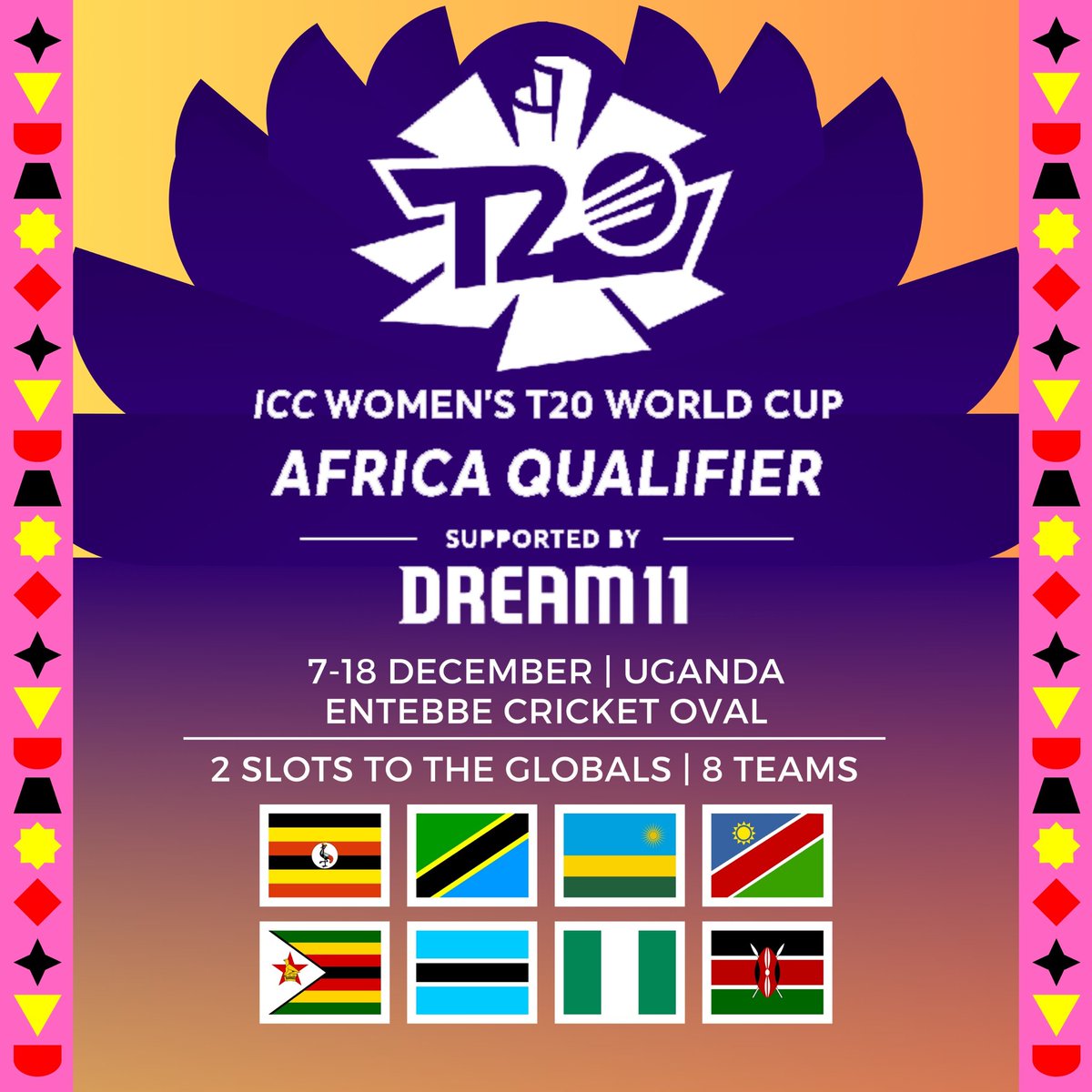 CricketUganda's tweet photo. 📌 

📍 - Entebbe Cricket Oval 

Mark the 📅 

#JanguNeMuno #CricketUganda https://t.co/gTu6tgqADX