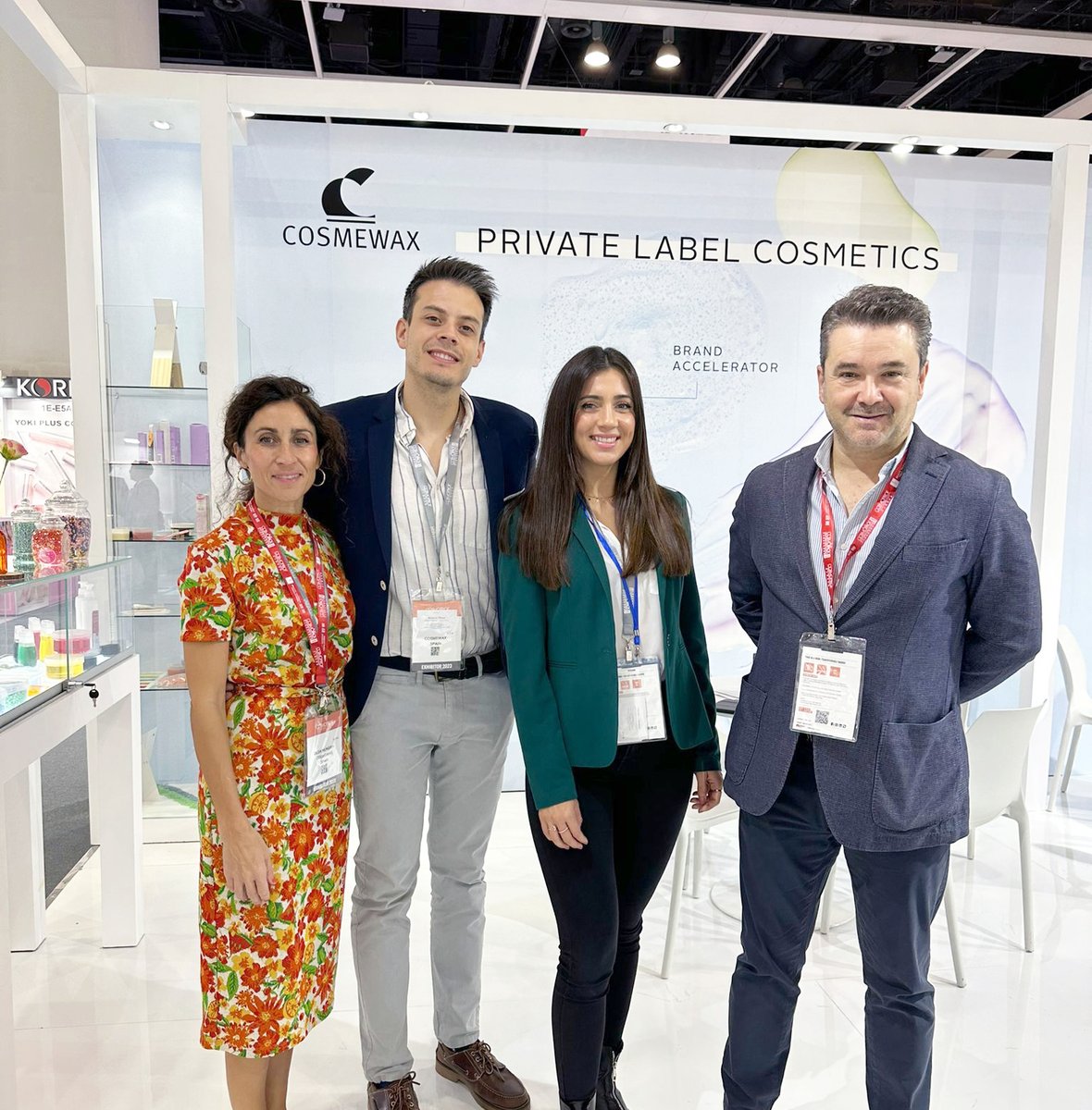 CosmewaxSA's tweet photo. 🌟 Day 2 at Cosmoprof Asia: Unveiling Beauty Beyond Boundaries!🌏
It's a joy to connect with like-minded professionals who share our passion for quality, excellence and creativity.
Drop by our booth 1E-D4B Spanish Pavilion✨
#CosmoprofAsia #BeautyInnovation #PrivateLabelCosmetics https://t.co/X9hfqjgYPb