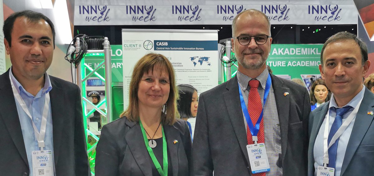 iamoLeibniz's tweet photo. IAMO researcher participated in the German #delegation to #Uzbekistan organized by @BMBF_Bund and attended the #InnoWeek in #Tashkent. @iamoLeibniz @zalf_leibniz @LeibnizATB https://t.co/IglR0V9gpn
#research #cooperation #agriculture #CentralAsia https://t.co/6Sx2lV8mdk