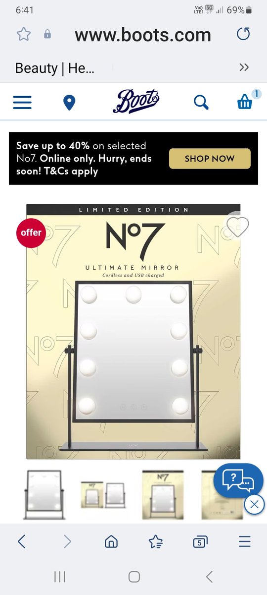 aobrien626's tweet photo. @BootsHelp could you please tell me the size of this mirror nothing on the website &amp; and my local store can't help. Thanks. https://t.co/UEMhjMZPfZ