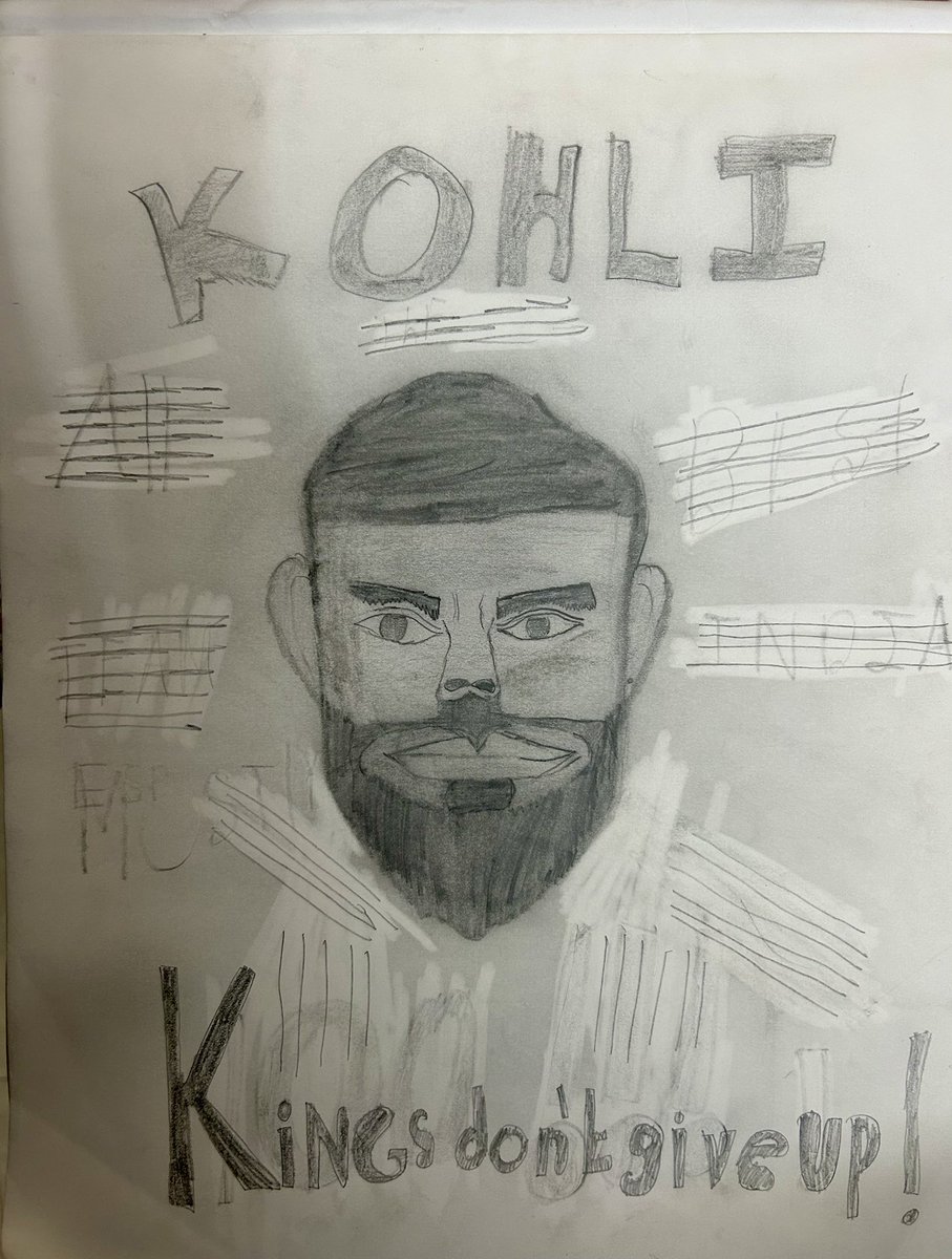 deep2483's tweet image. Congratulations @imVkohli for achieving the feat of 50 ODI centuries. Picture courtesy - my 9 year old who is a huge fan of yours.