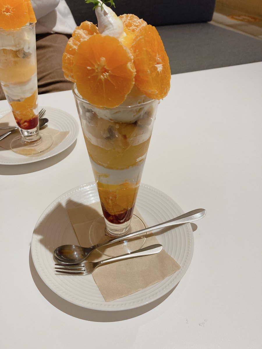 #フルーツピークス 
 #みかんパフェ