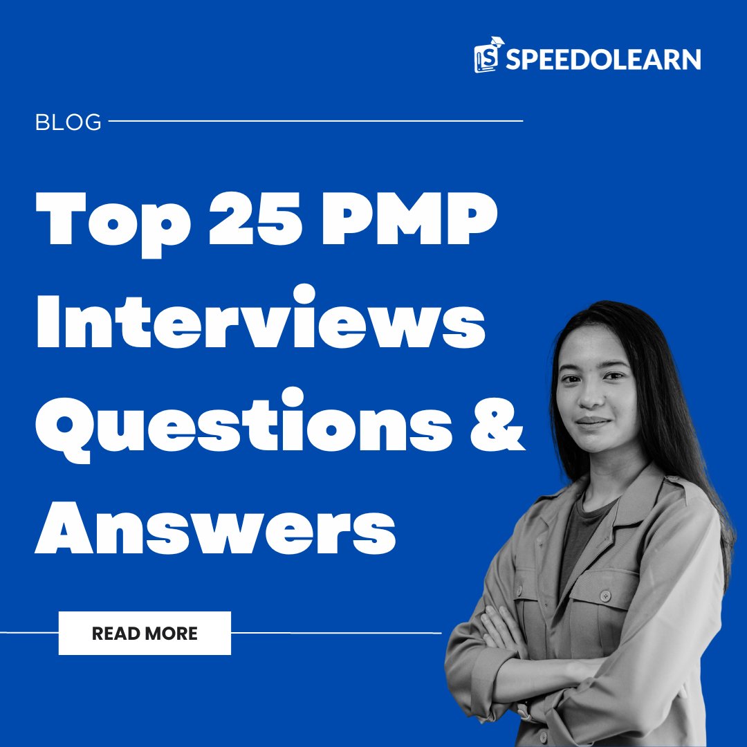 Speedolearn's tweet image. Best 25 PMP Interview Questions and Answers.
speedolearn.com/blogs/pmp-inte…
#pmp #projectmanagement #training #interviewq&A #questionandanswer