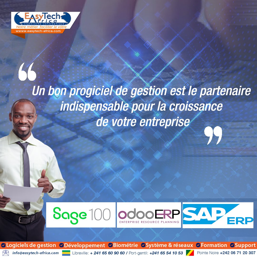 Pour garantir la croissance de votre Entreprise en 2024, vous devez agir dès Maintenant!
#EasytechAfrica
#Sage100Erp 
#OdooErp
#SapERP