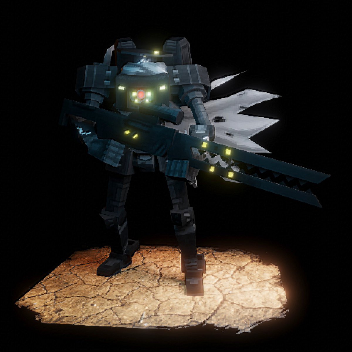 CrowHeadArt's tweet photo. My Ps1 style Lancer mechs commission works of October! 
My commission are OPEN send me Dm for more info
#LancerRPG #Mecha #lowpoly #PS1 #gameart #commissionopen #3DModel #3Dartist #blender #3dartwork https://t.co/vo797afomi