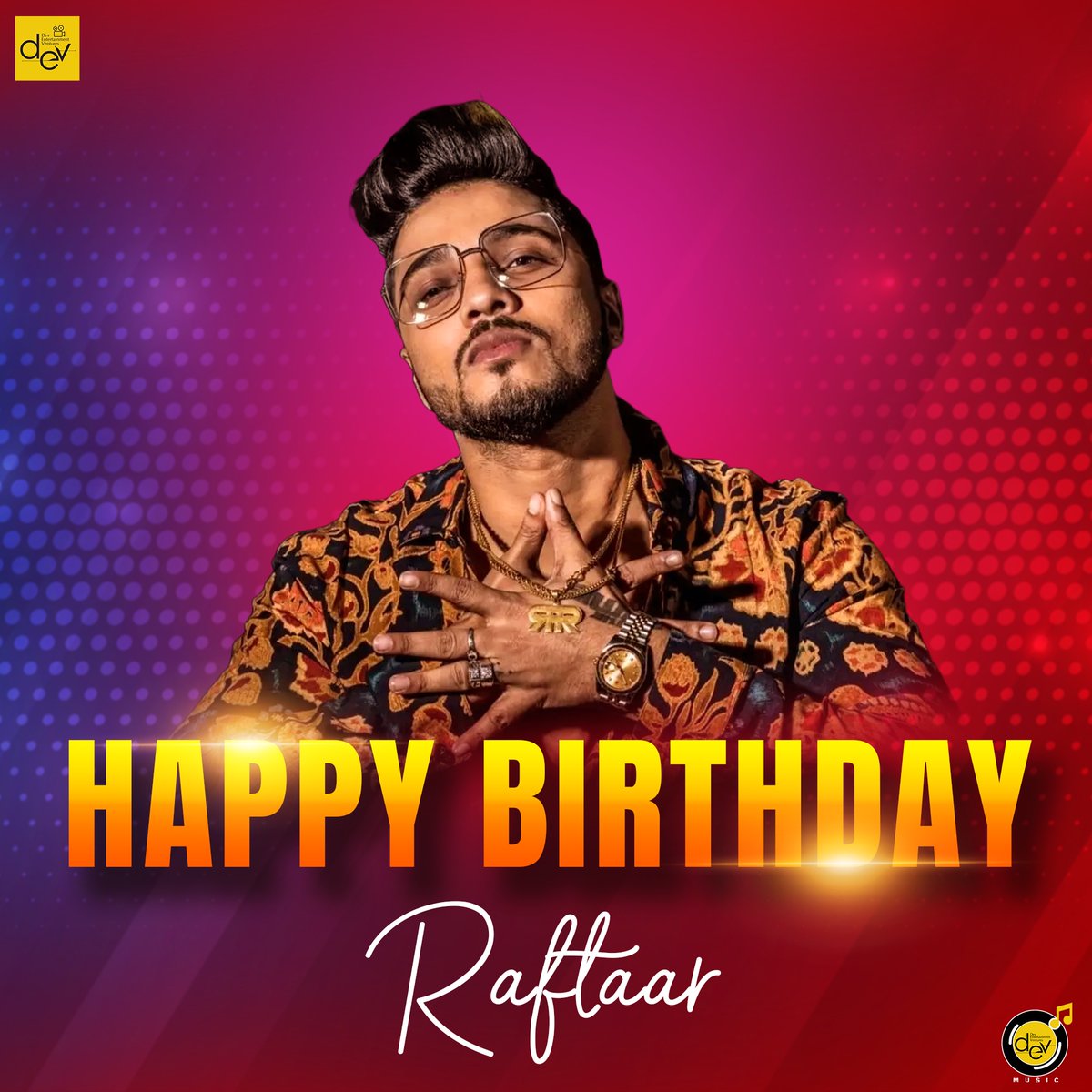 Wishing a very Happy Birthday to our Chaamp - @raftaarmusic. #HappyBirthdayRaftaar