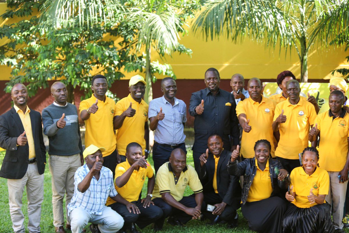 TodwongR's tweet photo. I hosted comrades from Bukonzo west Constituency this morning at the @NRMOnline headquarters. We are committed to empower our party structures at all levels with the necessary skills and knowledge they require for the effective transformation of the Country. https://t.co/Zp3gfoxQ8w