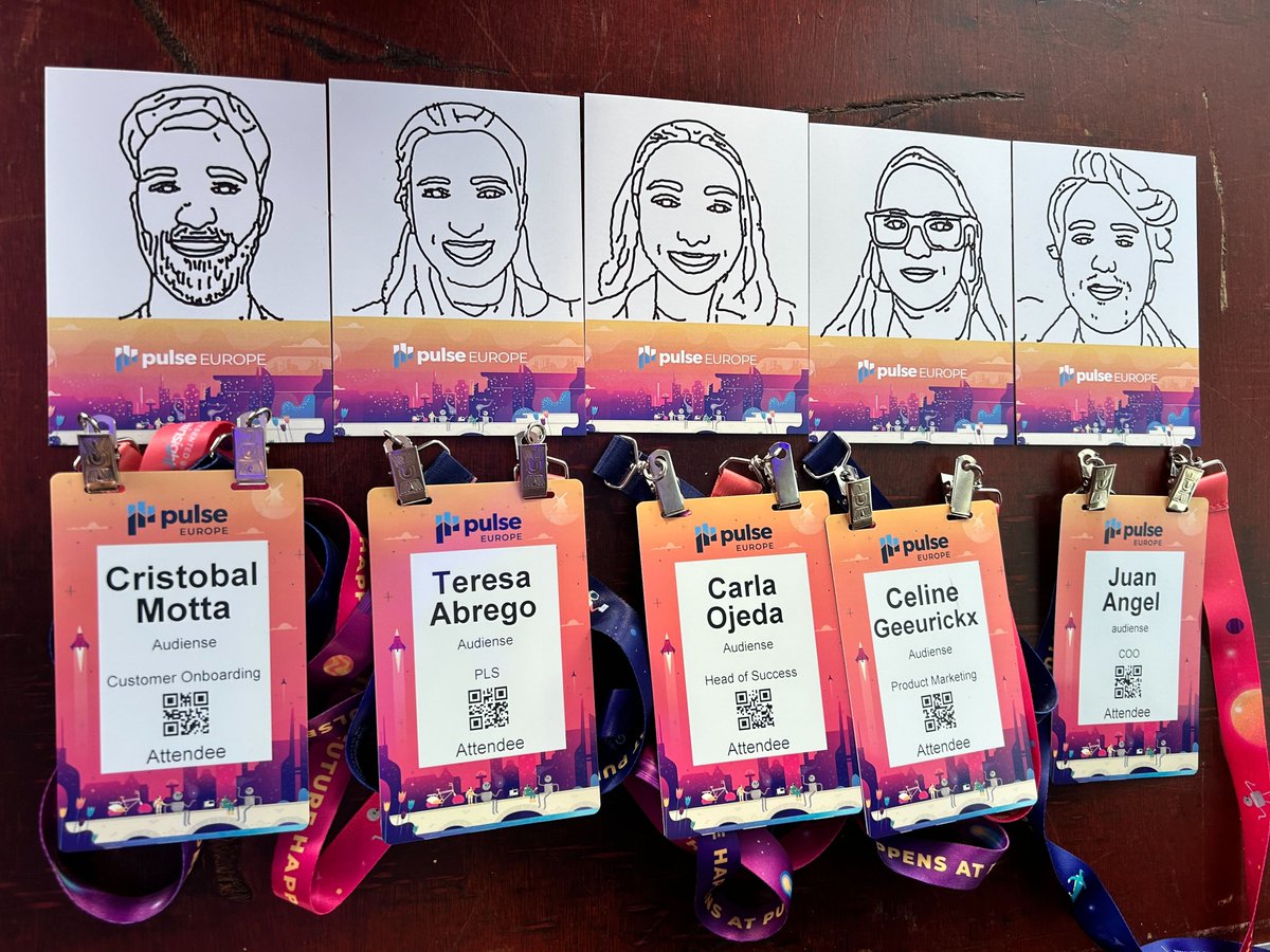 AudienseCo's tweet photo. Part of our team is at #PulseEurope in Amsterdam this week!

Pulse fully delivered on its promise of 'child-like joy' and we still have day 2 to kick off! 🤯

Ready to share, learn, network and connect @carlaojedab, @GeeurickxCeline, @Mottacristobal, @JSebAM & @Cutus92 would be happy to grab a coffee if you're around ☕ 🤝