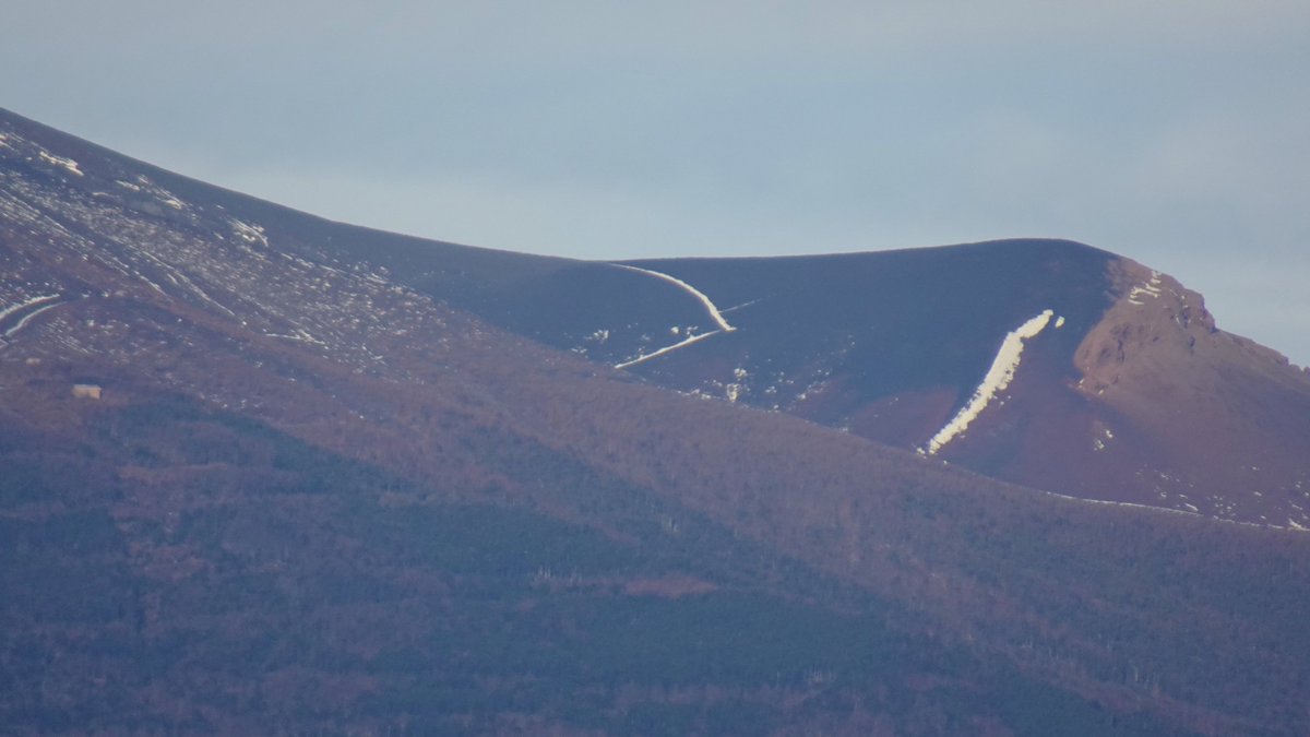 「今日の富士山。 色彩がいつもよりやや濃く残雪模様がはっきりと浮かび上がっていてど」|ふじっぴのイラスト