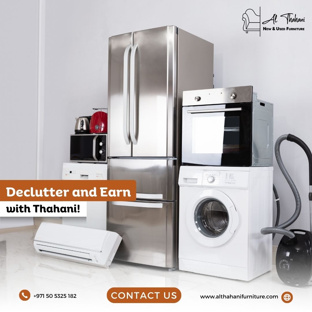 althahani's tweet image. Ready to clear out your old appliances or electronics?
Thahani simplifies the selling process so you can declutter your space and make extra cash effortlessly. 🌟

#DeclutterAndProfit #CashForClutter #SellUsedElectronics #Thahani #AbuDhabi