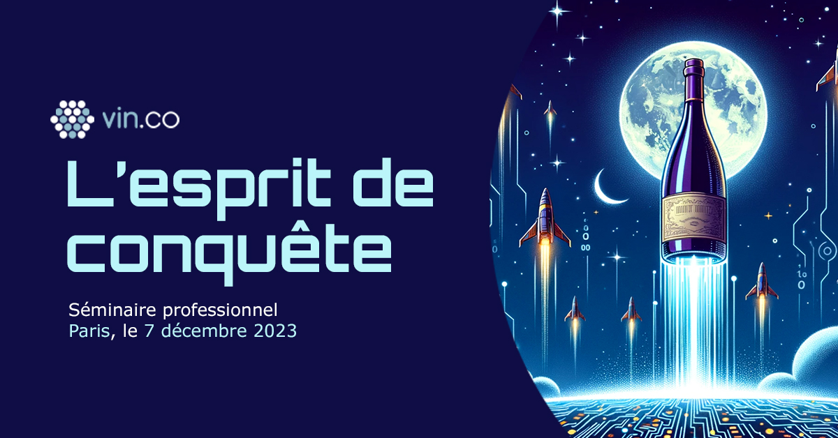 📆A Paris, le 7 décembre 2023. Un rdv exclusif pour découvrir les tendances digitales qui façonnent l'avenir du vin : product information management, étiquetage digitalisé, IA générative, e-commerce BtoB, blockchain et innovation continue 🍷🚀 vin.co/about/seminars