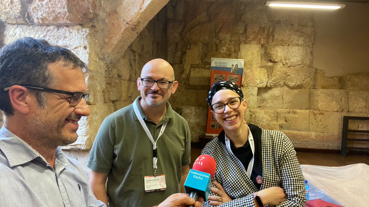 Avui una part del programa “La Veu de Tarragona” de <a href="/tarragonaradio/">Tarragona Ràdio 🟣</a>, amb <a href="/pepsunye/">Josep Suñé</a>, s’ha fet des des del Congrés <a href="/AHEADmeeting_/">AHEADmeeting</a> un placer.! Con #CarlosLorenzo <a href="/universitatURV/">Universitat Rovira i Virgili</a> <a href="/iphes/">IPHES-CERCA</a> <a href="/TGNAjuntament/">Ajuntament de Tarragona</a>