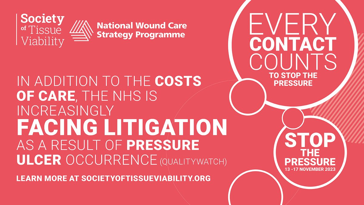 Pressure ulcers are a concerning and largely avoidable harm associated with healthcare delivery. This week is STOP the Pressure Week, with a theme of 'every contact counts' to prevent pressure ulcers. 

#stopthepressure #everycontactcounts
ow.ly/c5Tx50Q7lqv