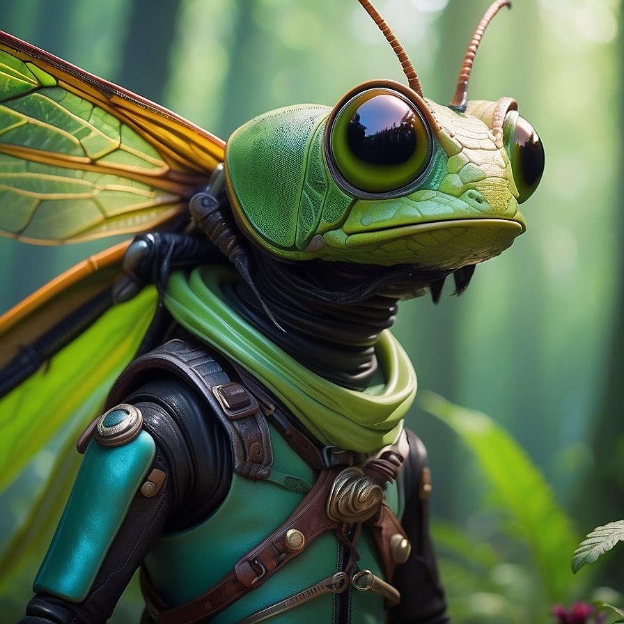 sem2ga's tweet photo. A new hero in the woods!
A whimsical world where the boundaries of reality are gracefully blurred.
#ForestFantasy #WhimsicalWilderness #RealityBlur #NatureHero #MagicalForests https://t.co/y0iYKpsURs