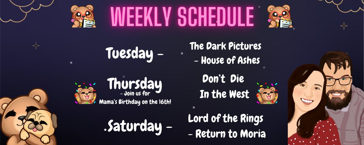 It's Mama Brownies Birthday today!! Please stop in at twitch.tv/mamaandpapabro… and wish Mama a happy birthday!!