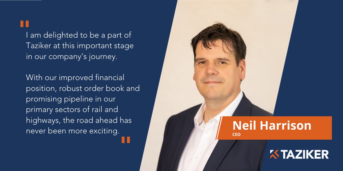 📢 Taziker Appoints Neil Harrison as CEO and Secures New Investment From Founders

Read more: taziker.com/media/news/taz… 

#News #Business #Chorley #Lancashire #Scotland #Blackburn #Bristol #CEO